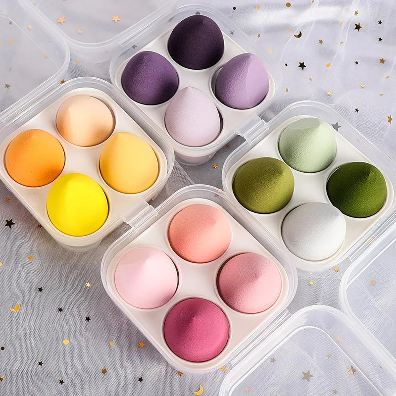 4pcs/8pcs Makeup Sponge Set Cosmetic Puff Foundation Powder