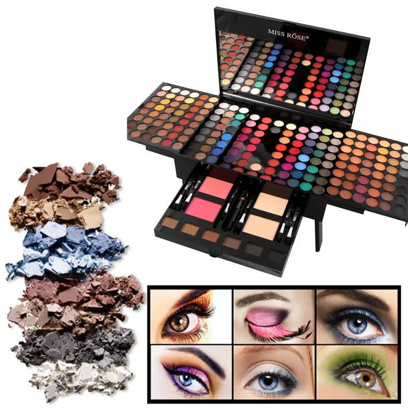 194 Color Matte Shimmer Palette Cosmetic Kit Box