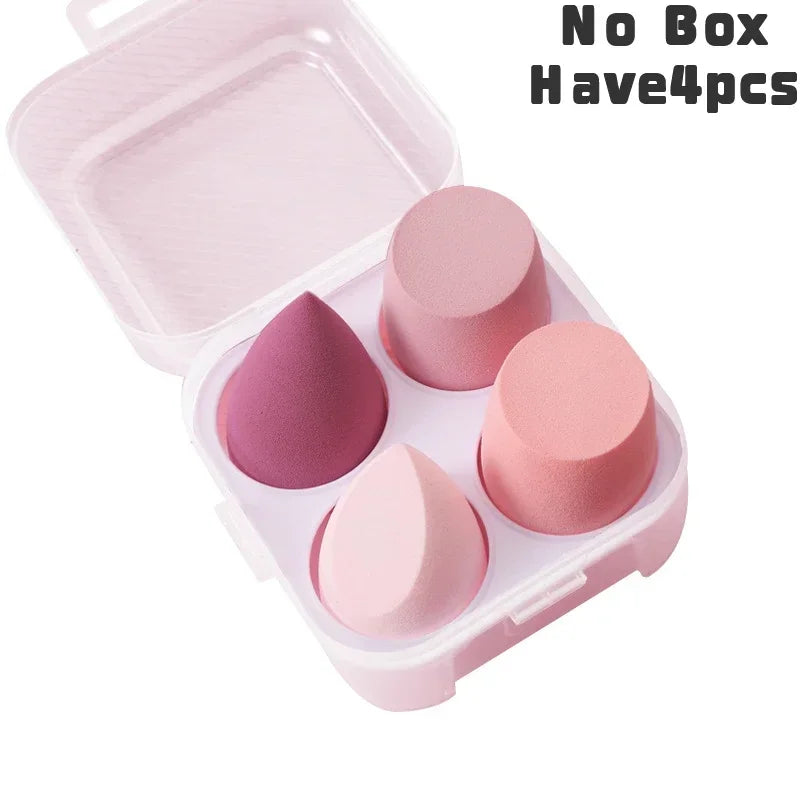 4pcs Makeup Puff Cosmetic Foundation Powder Sponge