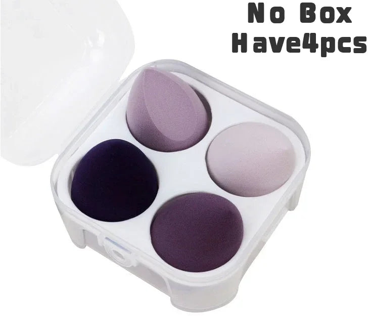 4pcs Makeup Puff Cosmetic Foundation Powder Sponge
