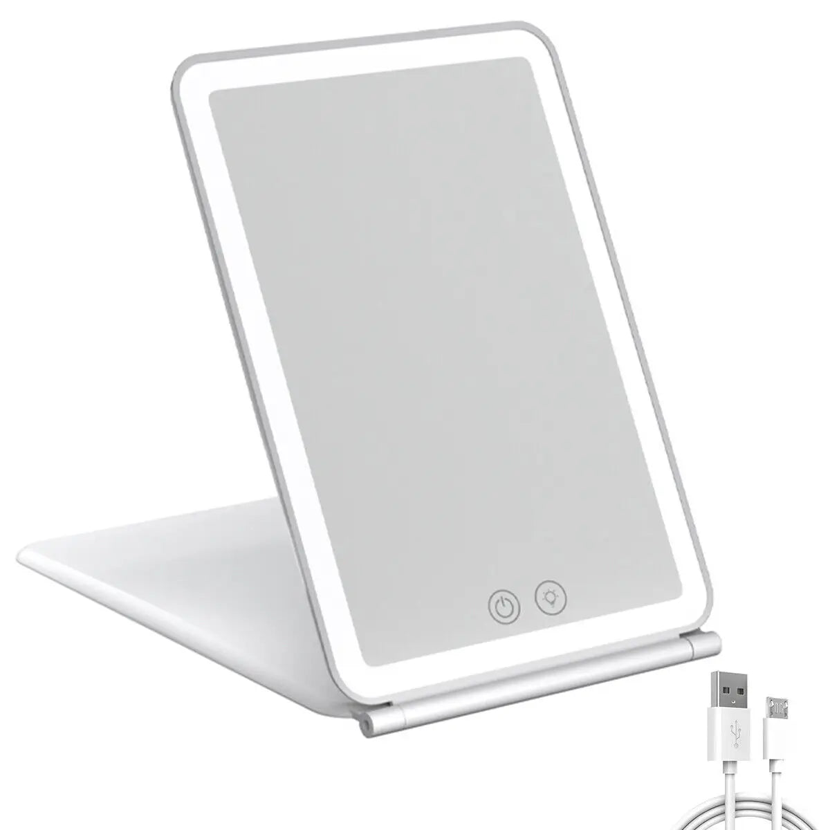 Foldable Makeup Mirror Touch Screen