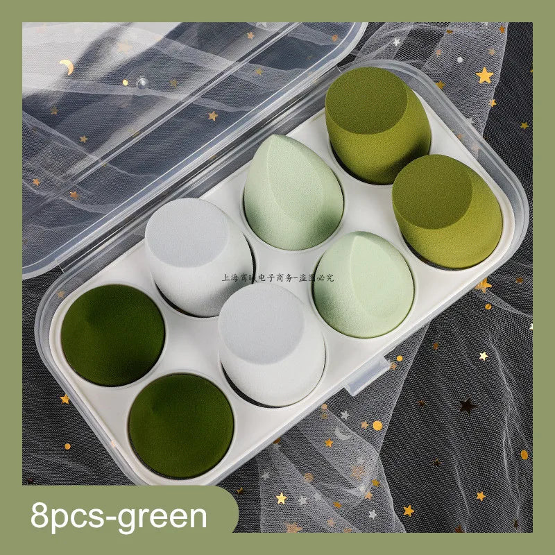 4pcs/8pcs Makeup Sponge Set Cosmetic Puff Foundation Powder