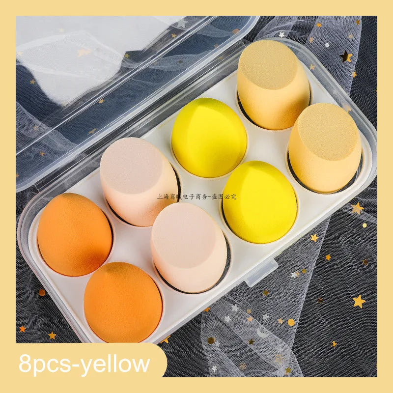 4pcs/8pcs Makeup Sponge Set Cosmetic Puff Foundation Powder