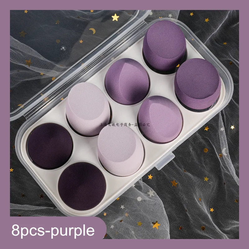 4pcs/8pcs Makeup Sponge Set Cosmetic Puff Foundation Powder